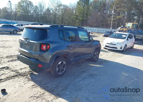 2017 Jeep Renegade Sport 4X4 из США, поврежденный, VIN ZACCJBAB2HPG35345